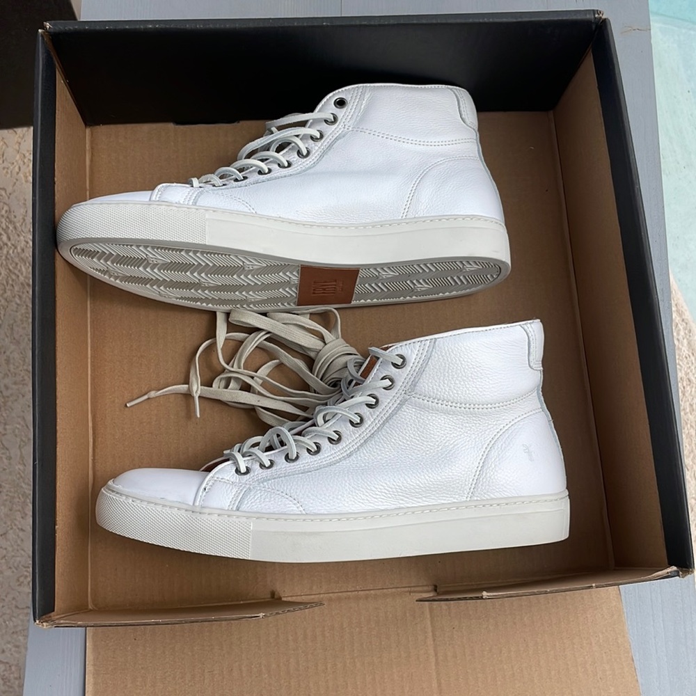 Brand New Frye walker mid lace sneakers! No longer available on Frye website.